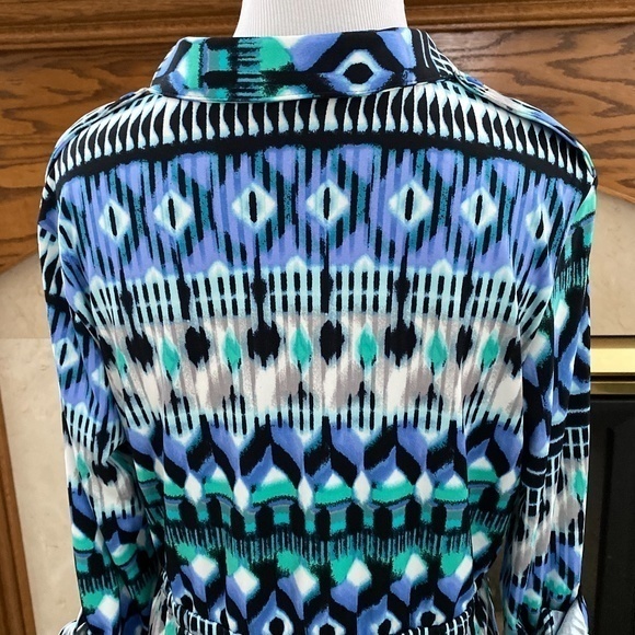 Notations Button Down Shirt Dress Size: PM NWOT - Picture 12 of 15